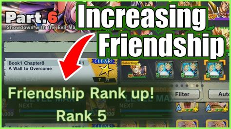 how to raise friendship in dbl|What Is Friendship Rank & How To Increase It In .